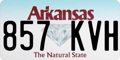 AR license plate 857KVH