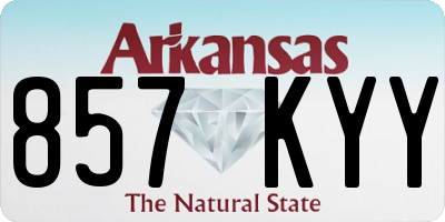 AR license plate 857KYY
