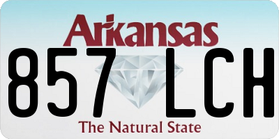 AR license plate 857LCH