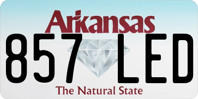 AR license plate 857LED