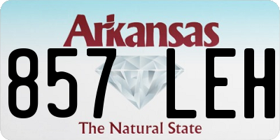 AR license plate 857LEH