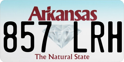 AR license plate 857LRH