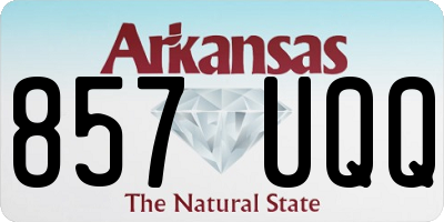 AR license plate 857UQQ