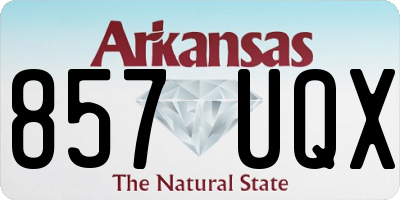 AR license plate 857UQX
