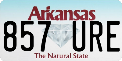 AR license plate 857URE