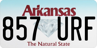 AR license plate 857URF