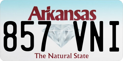 AR license plate 857VNI