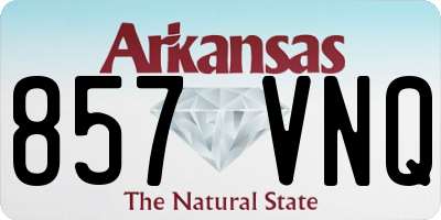 AR license plate 857VNQ