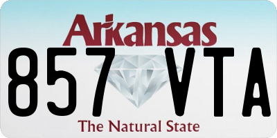 AR license plate 857VTA
