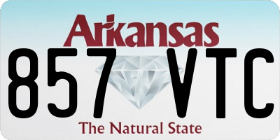 AR license plate 857VTC