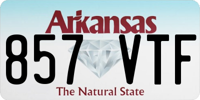 AR license plate 857VTF