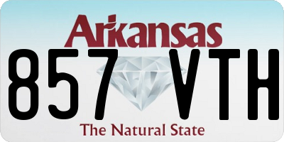 AR license plate 857VTH