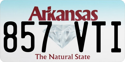 AR license plate 857VTI