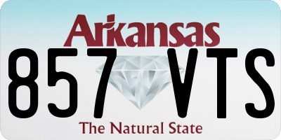 AR license plate 857VTS