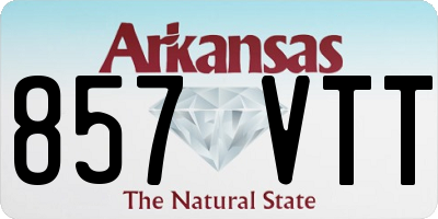 AR license plate 857VTT