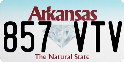 AR license plate 857VTV
