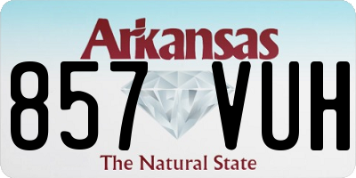 AR license plate 857VUH