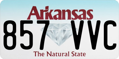 AR license plate 857VVC