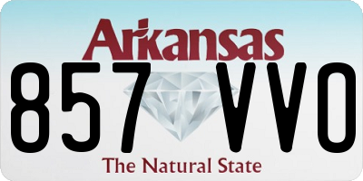 AR license plate 857VVO