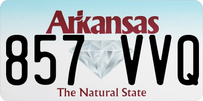 AR license plate 857VVQ