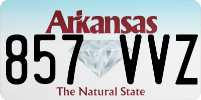AR license plate 857VVZ