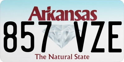 AR license plate 857VZE