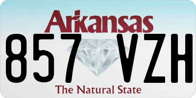 AR license plate 857VZH