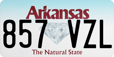 AR license plate 857VZL