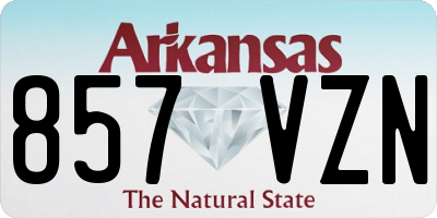 AR license plate 857VZN