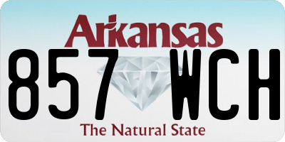 AR license plate 857WCH