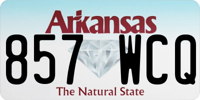 AR license plate 857WCQ