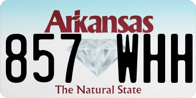 AR license plate 857WHH