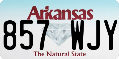 AR license plate 857WJY