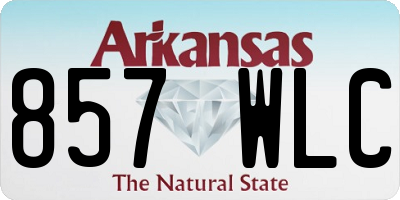 AR license plate 857WLC
