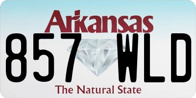 AR license plate 857WLD