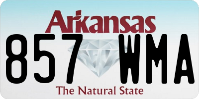 AR license plate 857WMA