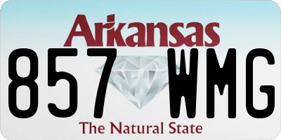 AR license plate 857WMG