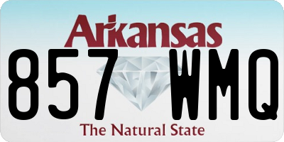 AR license plate 857WMQ