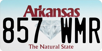 AR license plate 857WMR
