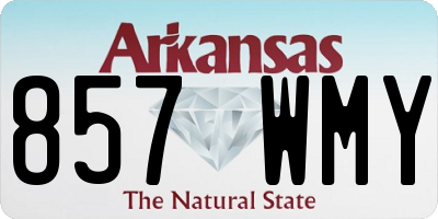 AR license plate 857WMY