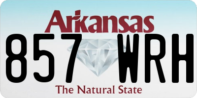 AR license plate 857WRH