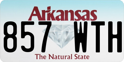 AR license plate 857WTH