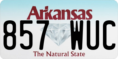 AR license plate 857WUC