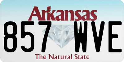AR license plate 857WVE