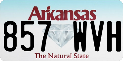 AR license plate 857WVH