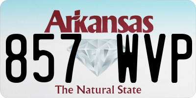 AR license plate 857WVP