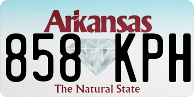 AR license plate 858KPH