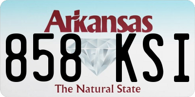 AR license plate 858KSI