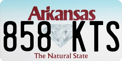 AR license plate 858KTS