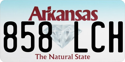 AR license plate 858LCH